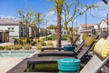 Outdoor lounge seating